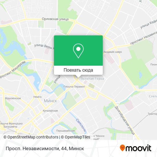 Карта Просп. Независимости, 44