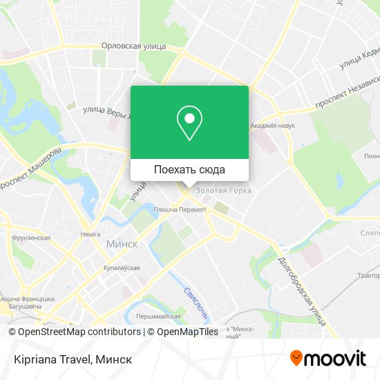 Карта Kipriana Travel