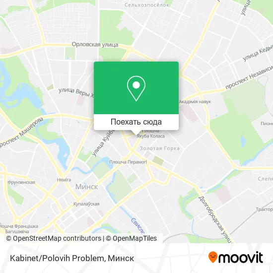 Карта Kabinet/Polovih Problem