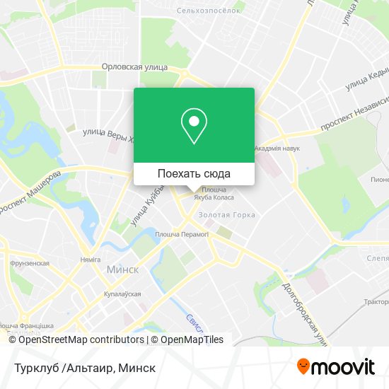 Карта Турклуб /Альтаир