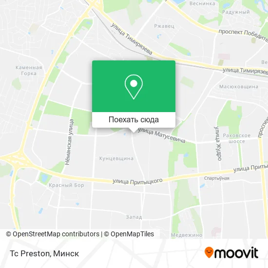 Карта Tc Preston
