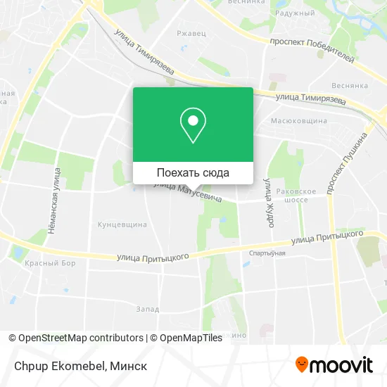 Карта Chpup Ekomebel