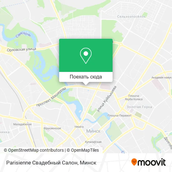 Карта Parisienne Свадебный Салон