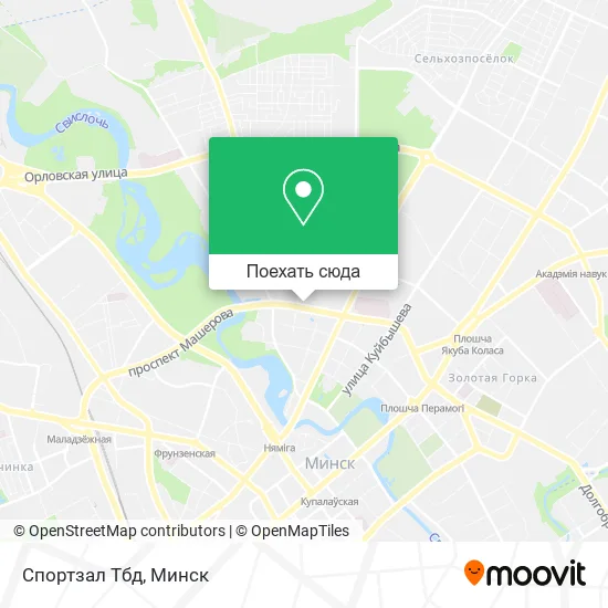 Карта Спортзал Тбд