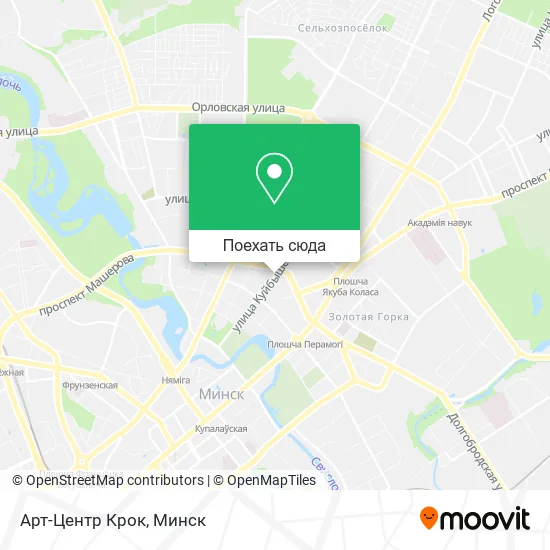 Карта Арт-Центр Крок
