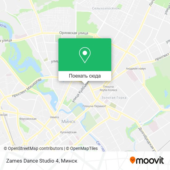 Карта Zames Dance Studio 4