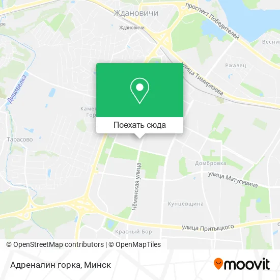 Карта Адреналин горка