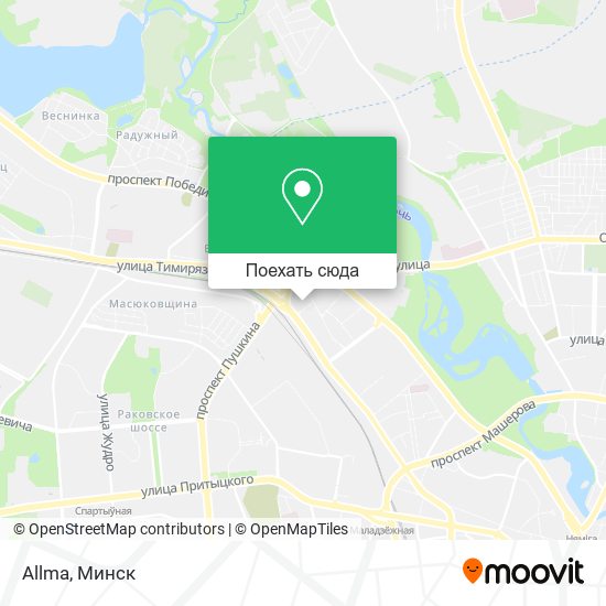 Карта Allma