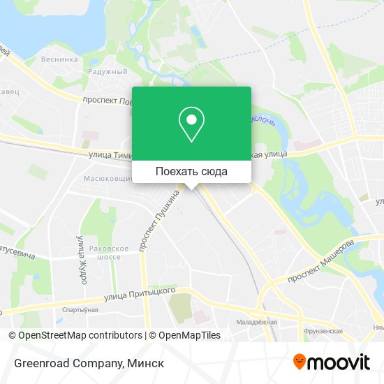 Карта Greenroad Company