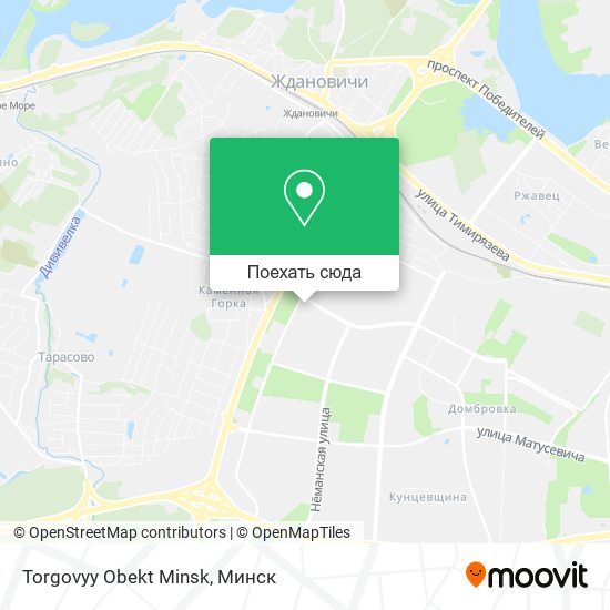 Карта Torgovyy Obekt Minsk