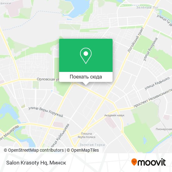 Карта Salon Krasoty Hq