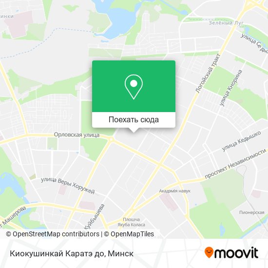 Карта Киокушинкай Каратэ до
