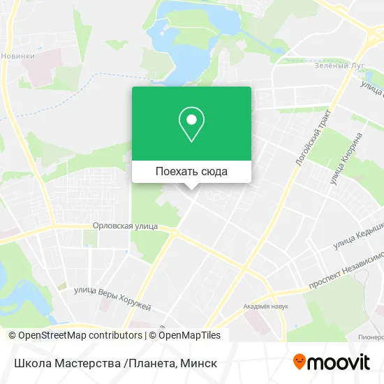 Карта Школа Мастерства /Планета