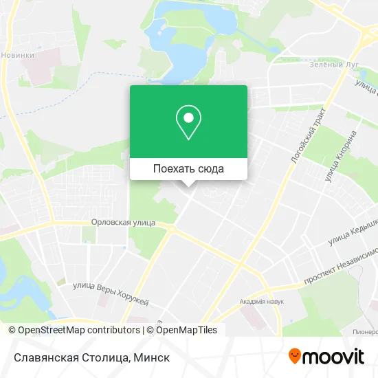 Карта Славянская Столица