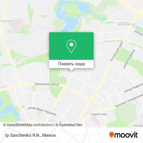 Карта Ip Savchenko R.N.