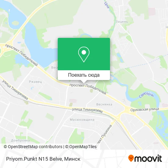 Карта Priyom.Punkt N15 Belve
