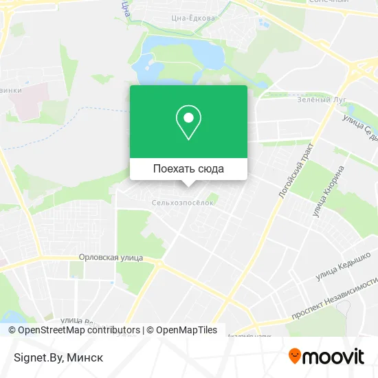 Карта Signet.By