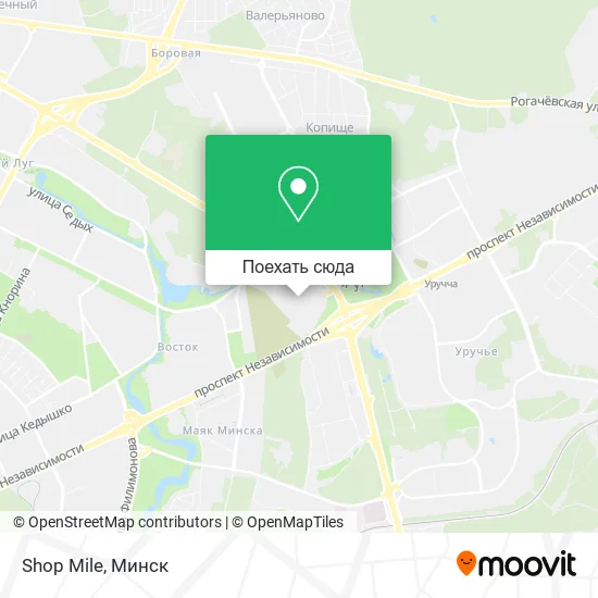 Карта Shop Mile