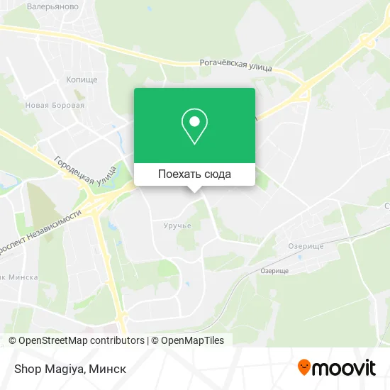 Карта Shop Magiya