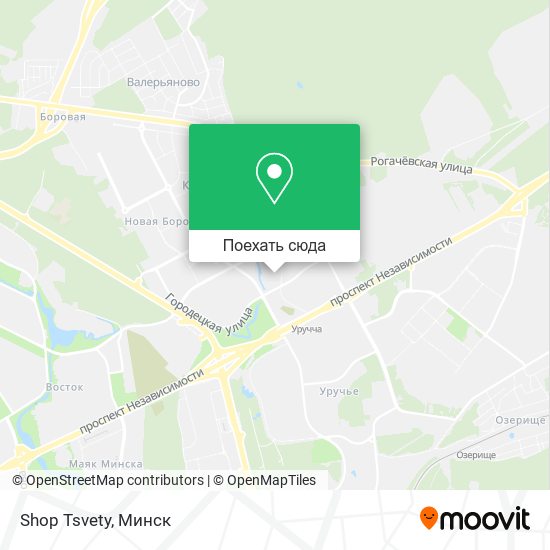 Карта Shop Tsvety