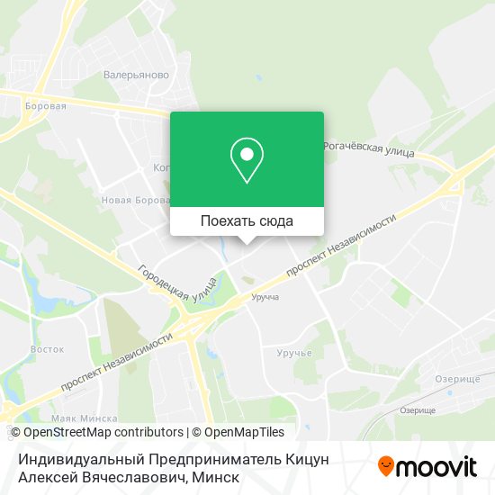 Карта Индивидуальный Предприниматель Кицун Алексей Вячеславович