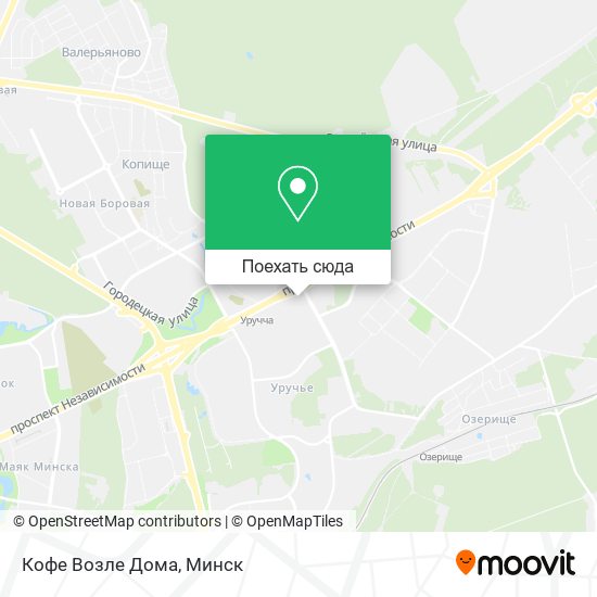 Карта Кофе Возле Дома