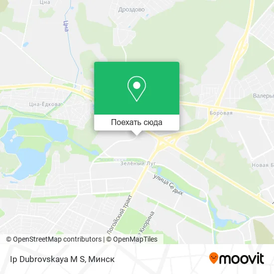 Карта Ip Dubrovskaya M S