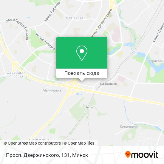 Карта Просп. Дзержинского, 131