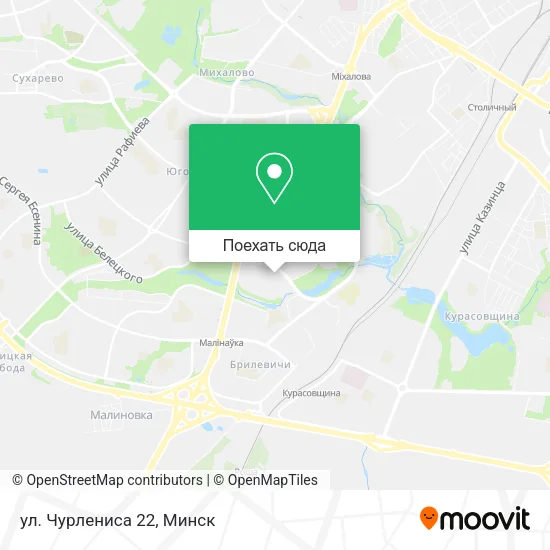 Карта ул. Чурлениса 22