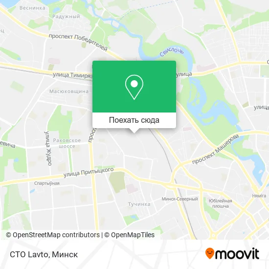 Карта СТО Lavto