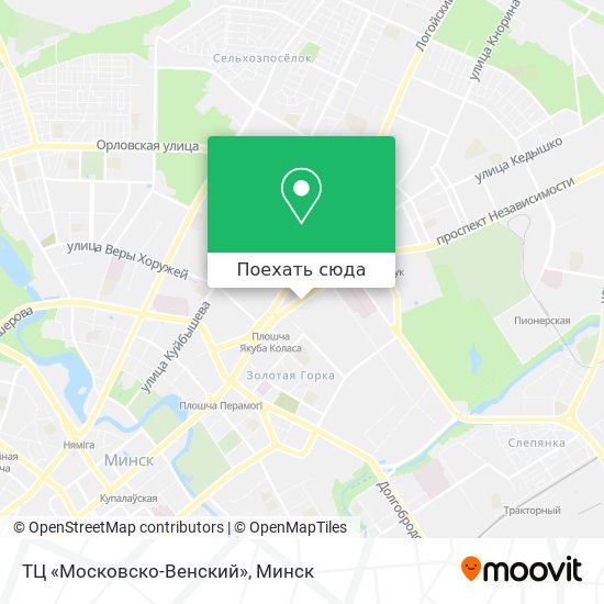 Карта ТЦ «Московско-Венский»