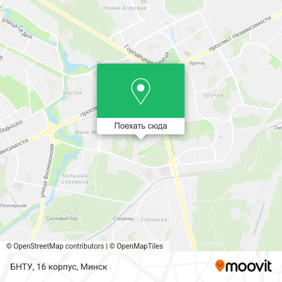 Карта БНТУ, 16 корпус