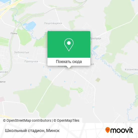 Карта Школьный стадион
