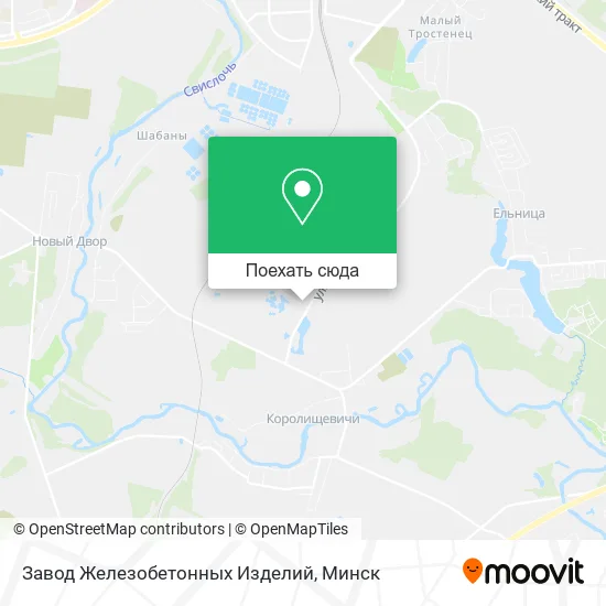 Карта Завод Железобетонных Изделий