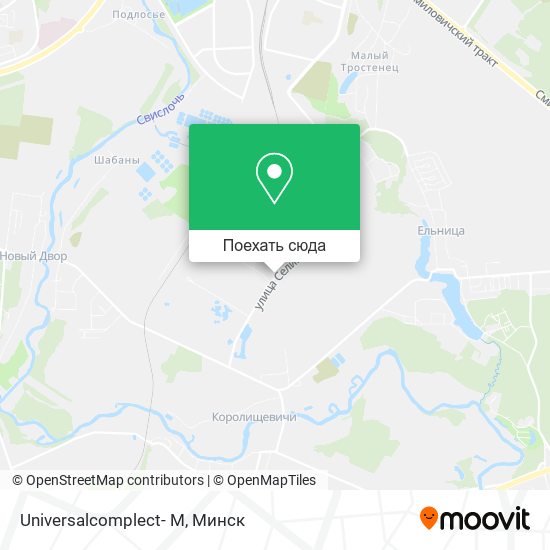 Карта Universalcomplect- M