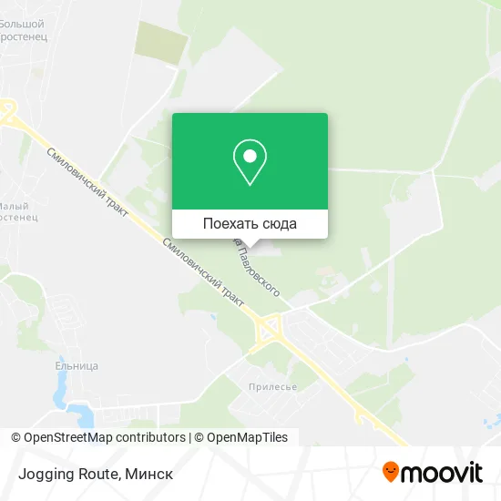 Карта Jogging Route