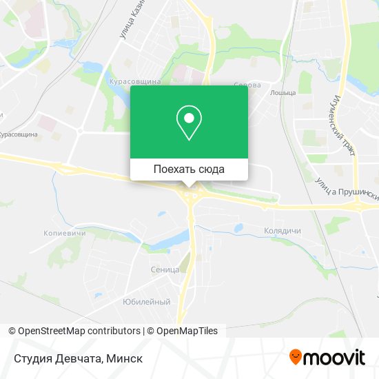 Карта Студия Девчата
