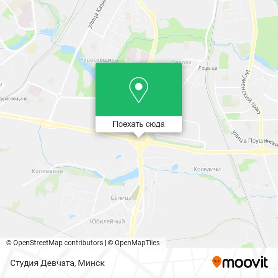 Карта Студия Девчата