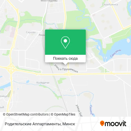 Карта Родительские Аппартаменты