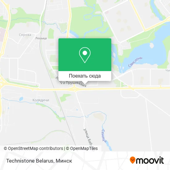Карта Technistone Belarus