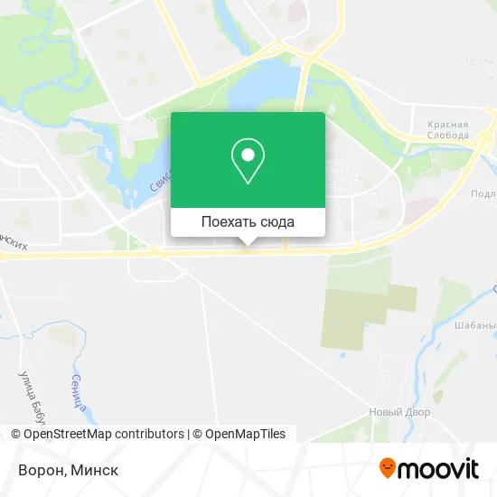 Карта Ворон