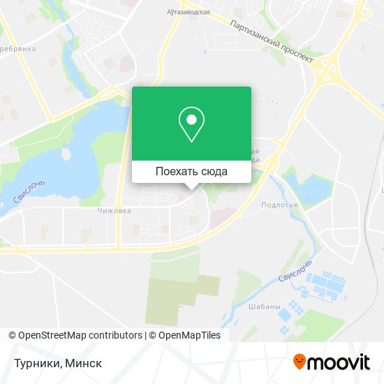 Карта Турники