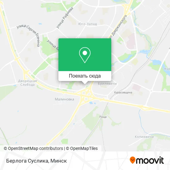 Карта Берлога Суслика