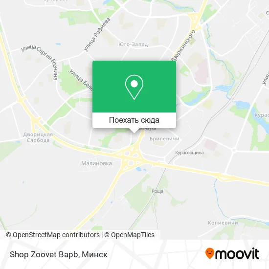 Карта Shop Zoovet Bapb