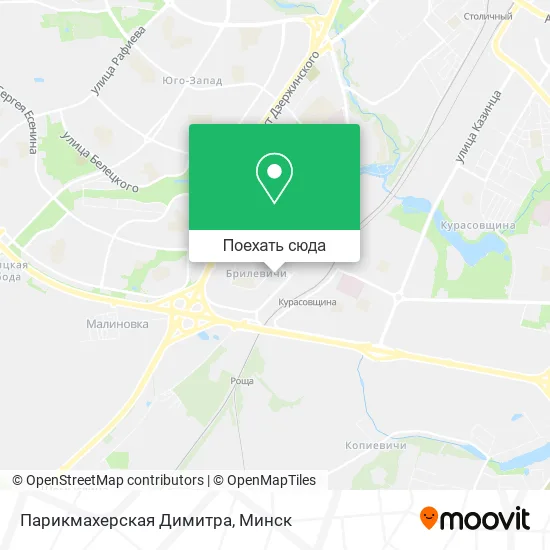 Карта Парикмахерская Димитра