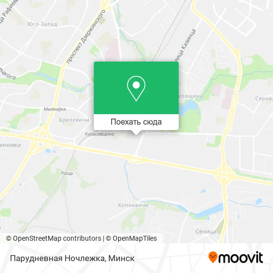 Карта Парудневная Ночлежка