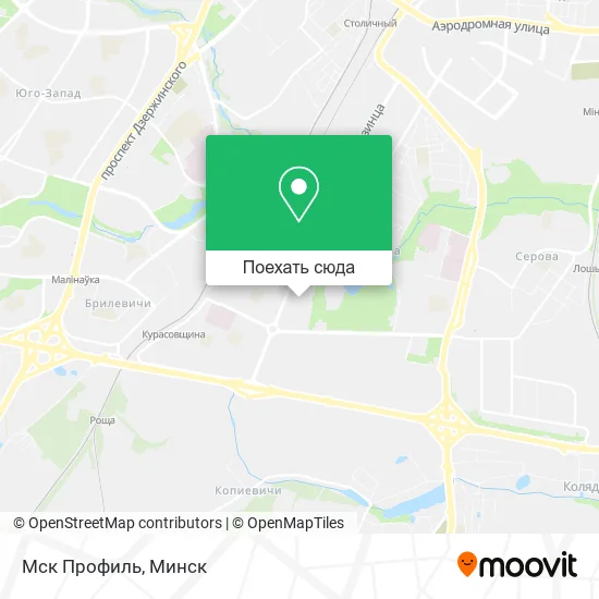Карта Мск Профиль