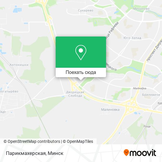 Карта Парикмахерская
