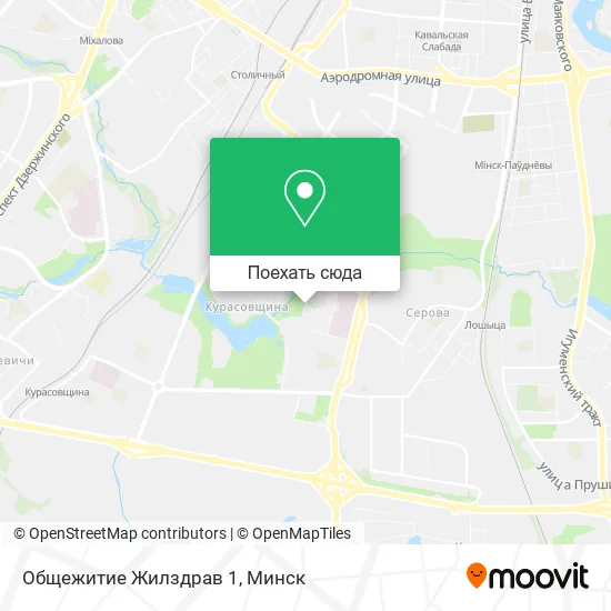 Карта Общежитие Жилздрав 1