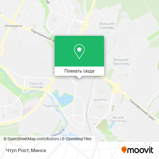 Карта Чтуп Рост